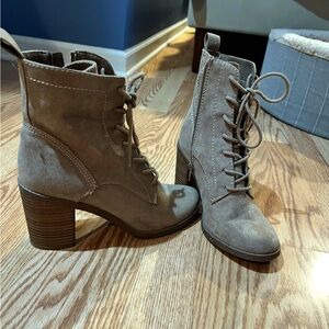 a new day Taupe Lace-Up Boots